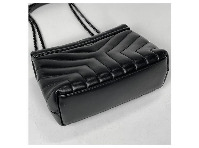 Saint Laurent Bolsa de ombro Lulu em couro pequena - vista 2
