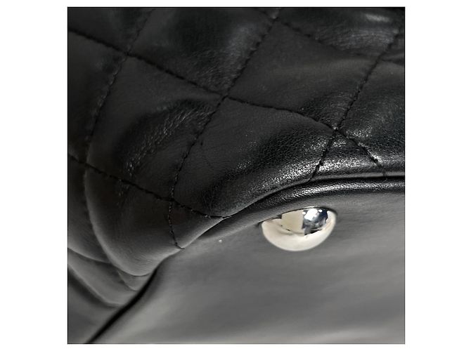 Borsa Tote Large Chanel Cambon Line Nero - vista 3