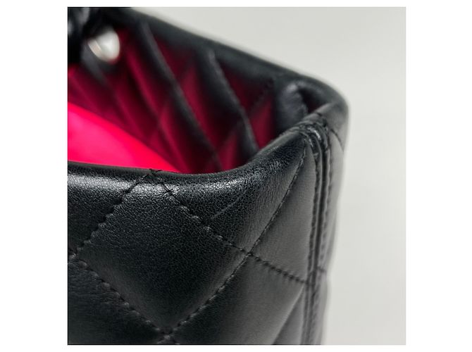 Borsa Tote Large Chanel Cambon Line Nero - vista 4