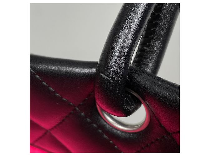 Borsa Tote Large Chanel Cambon Line Nero - vista 5
