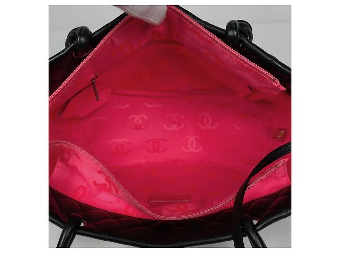 Borsa Tote Large Chanel Cambon Line Nero - vista 9