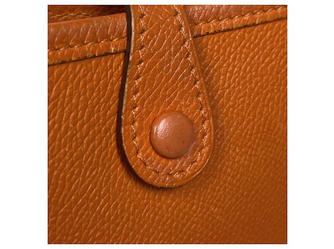 Hermès Borsa a tracolla Pochette Hermes Evelyne TPM in Potiron Arancione - vista 4