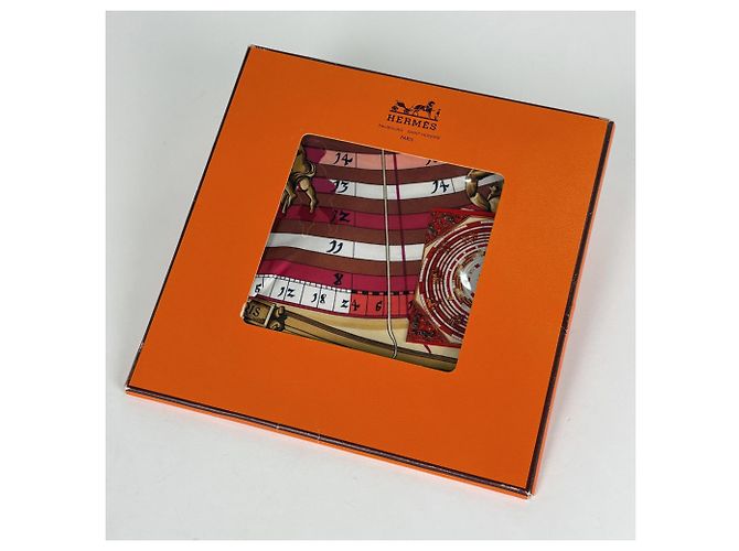 Hermès Sciarpa Hermes Carre 90 Dies et Hore Rosa Multicolore - vista 4