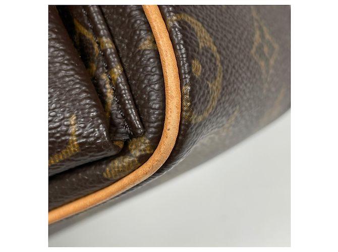 Borsa a Spalla Louis Vuitton Viva Cite MM Marrone - vista 3