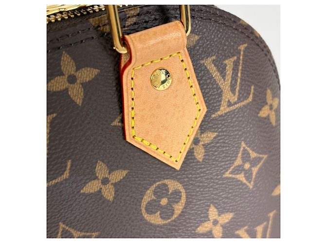 Borsa Louis Vuitton Alma BB Marrone - vista 4