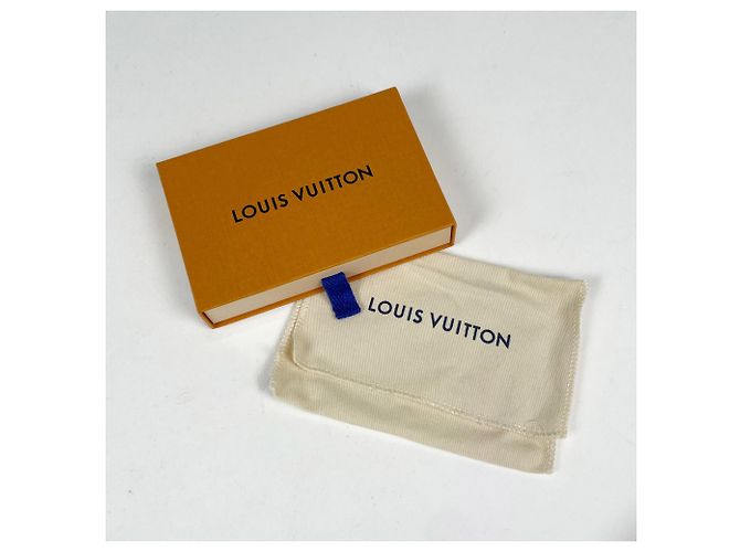 Portachiavi Louis Vuitton LV Cat Bag Charm Marrone Bianco - vista 7