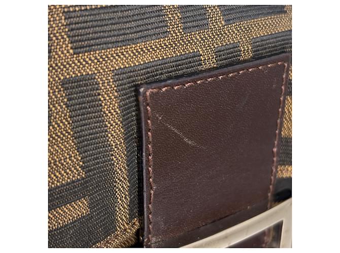 Borsa a tracolla Fendi Zucca Pattern Marrone - vista 4