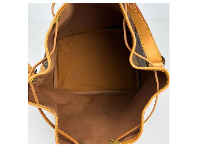 Noe Borsa a Spalla Louis Vuitton Petit Noé Marrone - vista 10