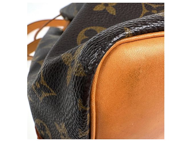 Noe Borsa a Spalla Louis Vuitton Petit Noé Marrone - vista 4