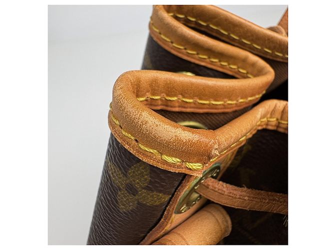 Noe Borsa a Spalla Louis Vuitton Petit Noé Marrone - vista 6