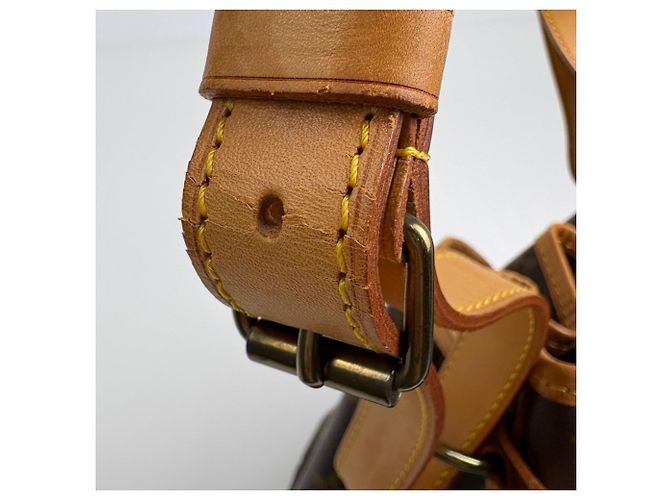 Noe Borsa a Spalla Louis Vuitton Petit Noé Marrone - vista 7