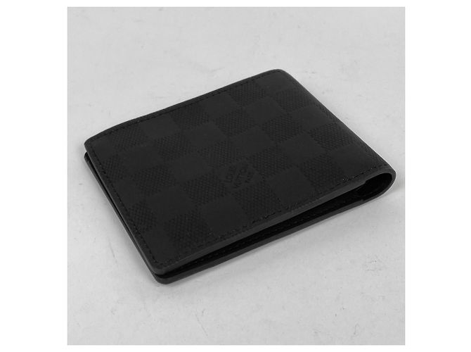 Louis Vuitton Portefeuille Multiple Bi-fold Wallet Nero - vista 2