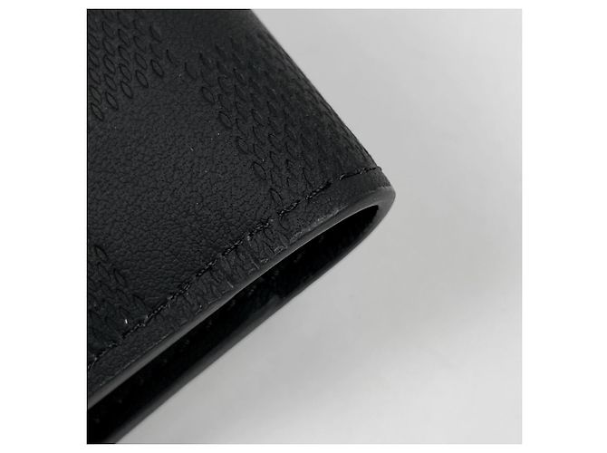 Louis Vuitton Portefeuille Multiple Bi-fold Wallet Nero - vista 3