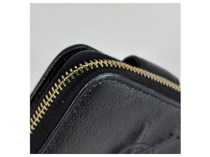 Cartera de cuero de dos pliegues Yves Saint Laurent Negro - vista 4