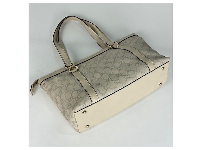 Gucci Guccissima Tote Bag White - view 2