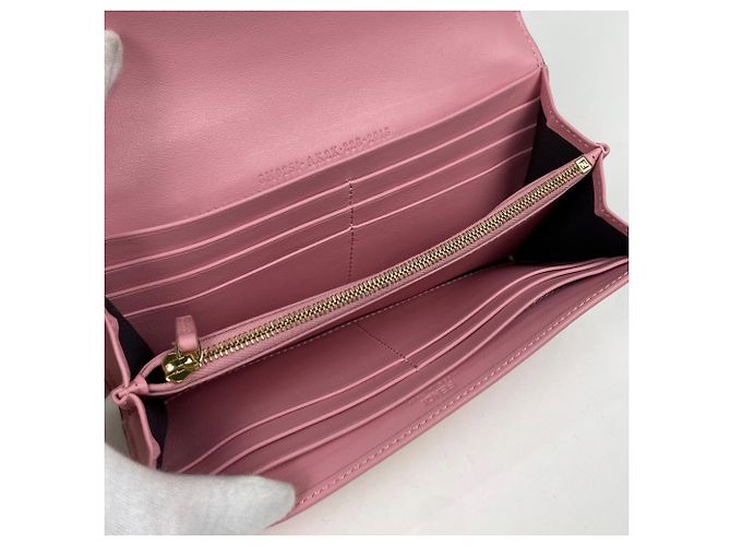 Fendi Long Continental Wallet Braun Pink Weiß - Ansicht 5