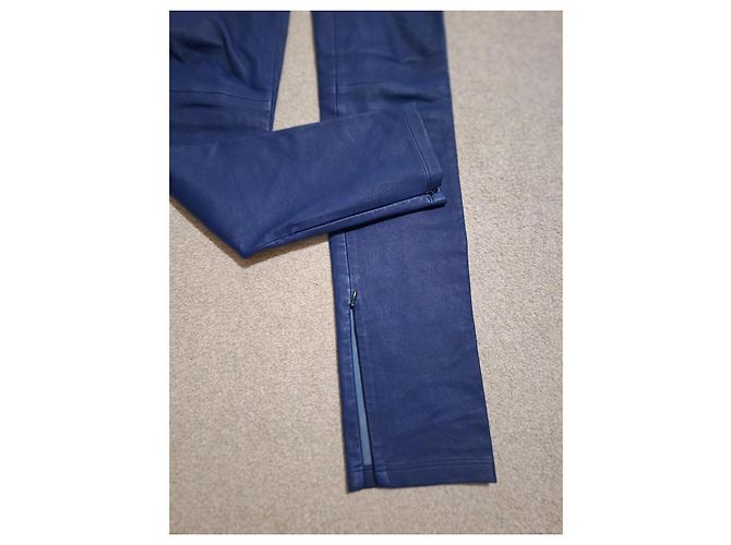 Lederhose Tommy Hilfiger Collection Blau Grün - Ansicht 3