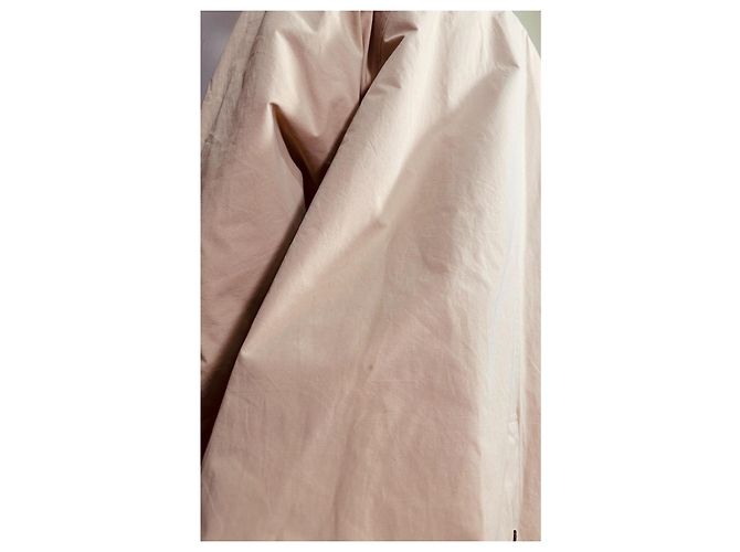 Trench Burberry Beige in Cotone - vista 13