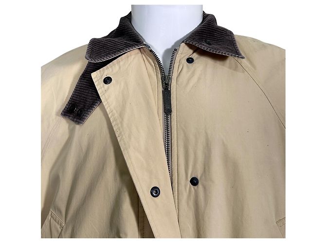 Trench Burberry Beige in Cotone - vista 14