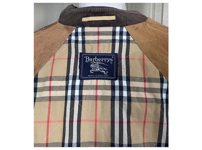 Trench Burberry Beige in Cotone - vista 17