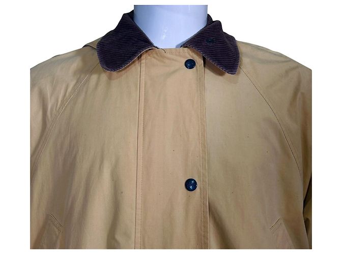 Trench Burberry Beige in Cotone - vista 4