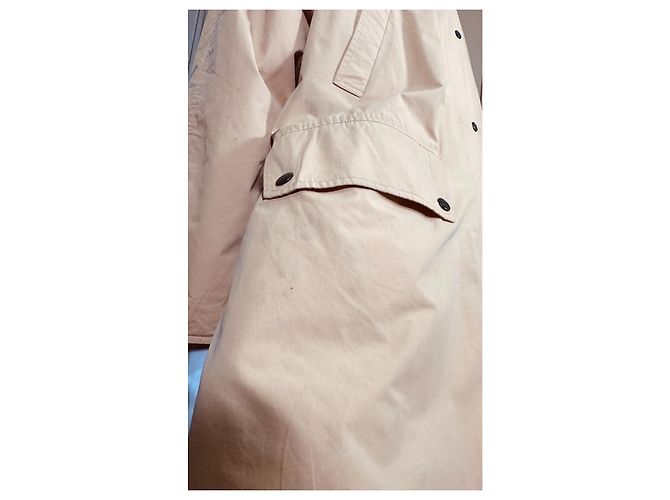 Trench Burberry Beige in Cotone - vista 9