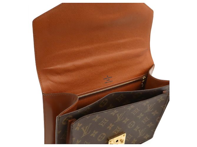 Borsa Louis Vuitton Monogram Monceau 28 Marrone Monogramma - vista 8