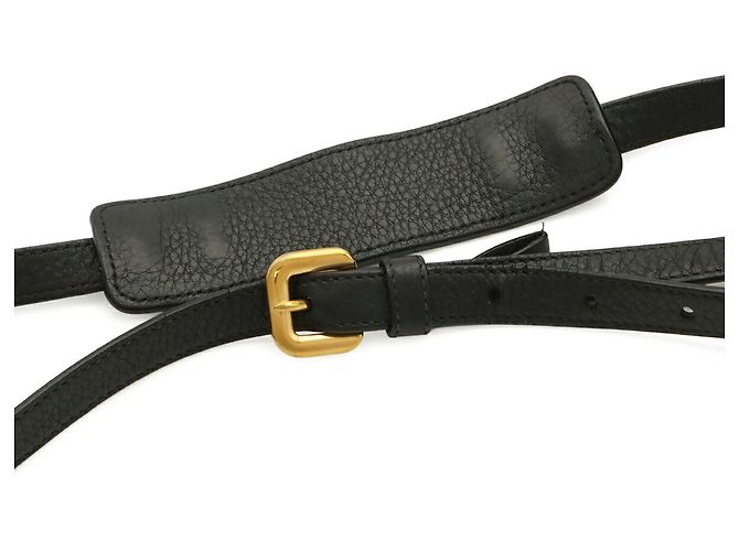 Borsa a tracolla Pochette Prada Vitello Daino Nero - vista 6