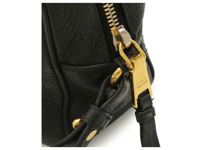 Borsa a tracolla Pochette Prada Vitello Daino Nero - vista 7