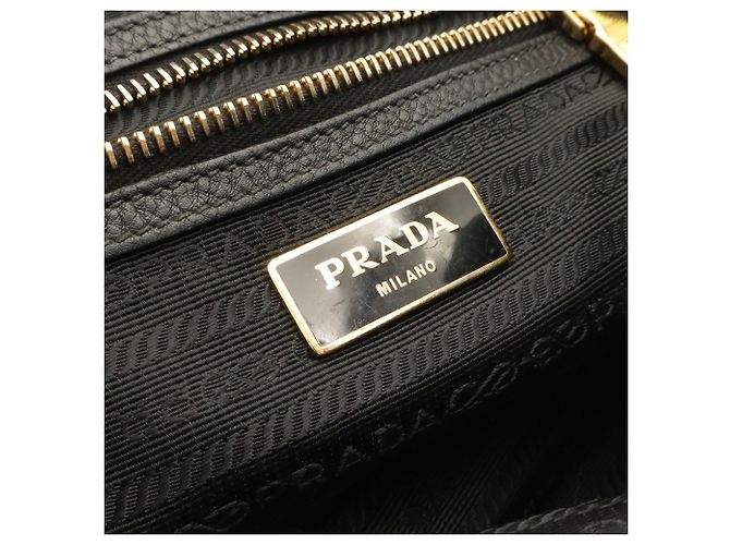 Borsa a tracolla Pochette Prada Vitello Daino Nero - vista 9