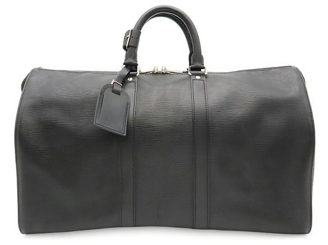 Louis Vuitton Epi Keepall 45 Boston Bag Nero - vista 2