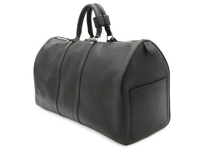 Louis Vuitton Epi Keepall 45 Boston Bag Nero - vista 3