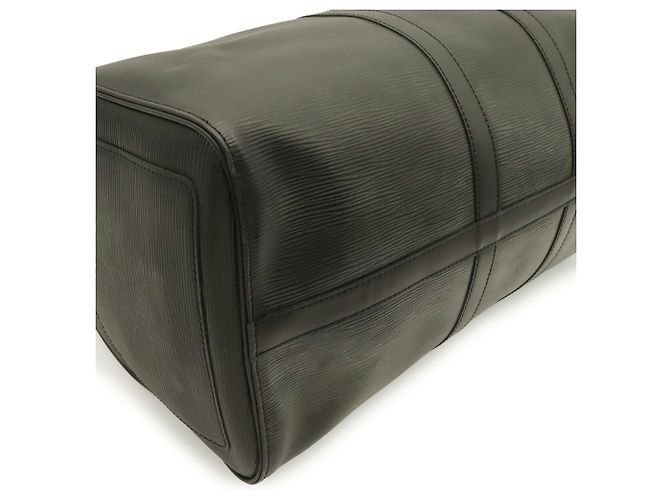 Louis Vuitton Epi Keepall 45 Boston Bag Nero Bianco - vista 4