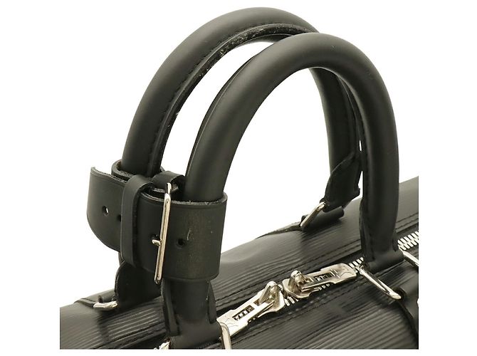 Louis Vuitton Epi Keepall 45 Boston Bag Nero Bianco - vista 5