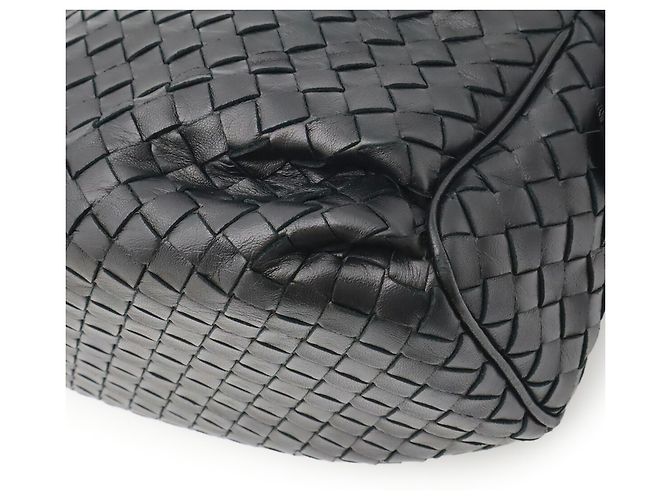 Borsa a Spalla/Pochette Bottega Veneta Intrecciato Nero - vista 4