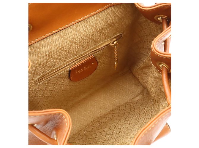 Mini zaino Gucci Bamboo Marrone - vista 8