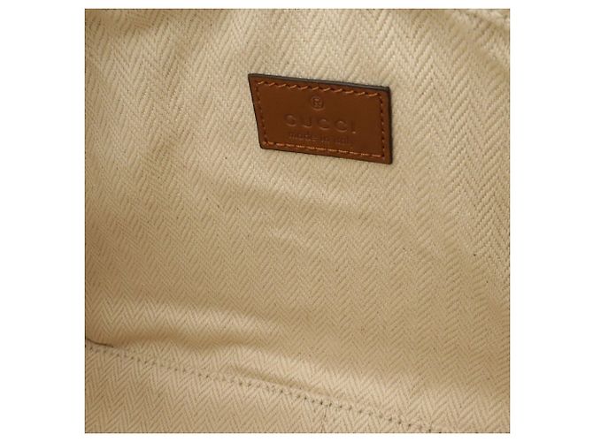 Borsa a tracolla Gucci GG Emblem Marrone - vista 8