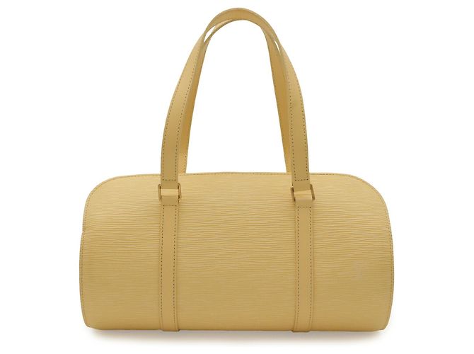 Borsa Louis Vuitton Epi Soufflot Bianco Crudo - vista 2
