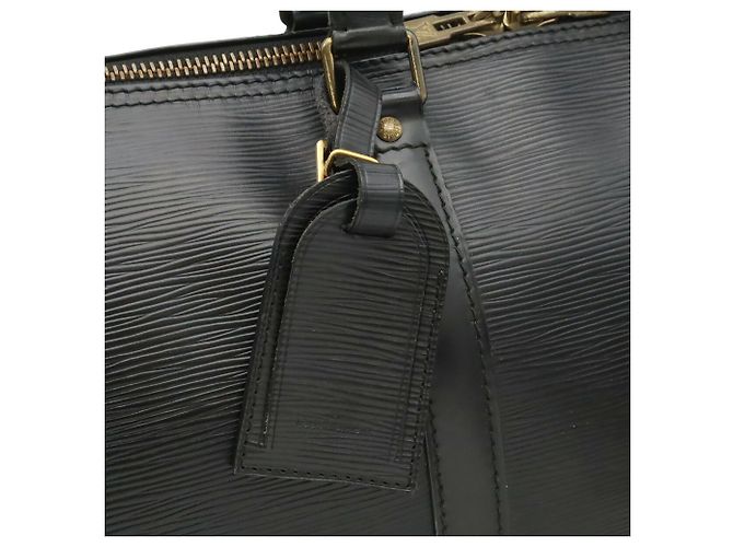 Borsa Boston Louis Vuitton Epi Leather Keepall 45 Nero - vista 10