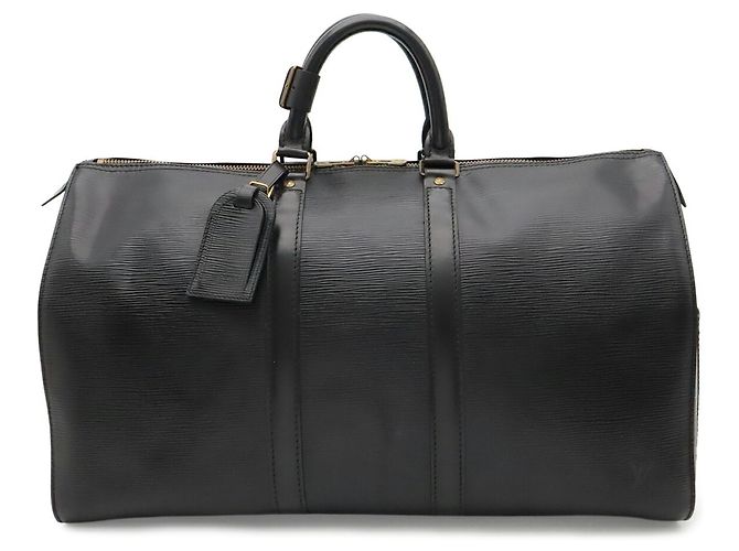 Borsa Boston Louis Vuitton Epi Leather Keepall 45 Nero - vista 2