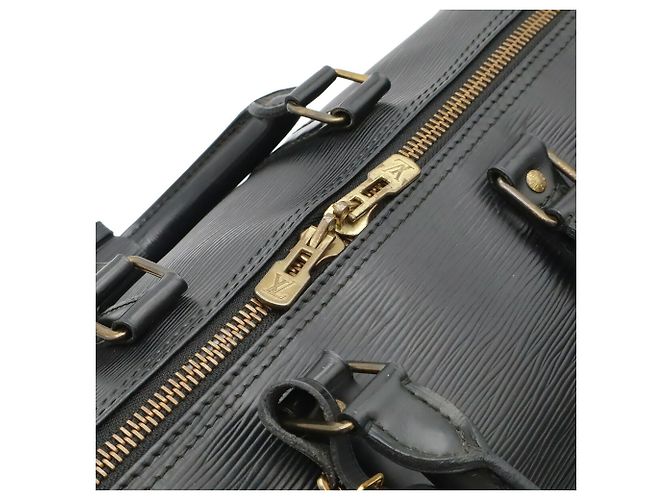 Borsa Boston Louis Vuitton Epi Leather Keepall 45 Nero - vista 6