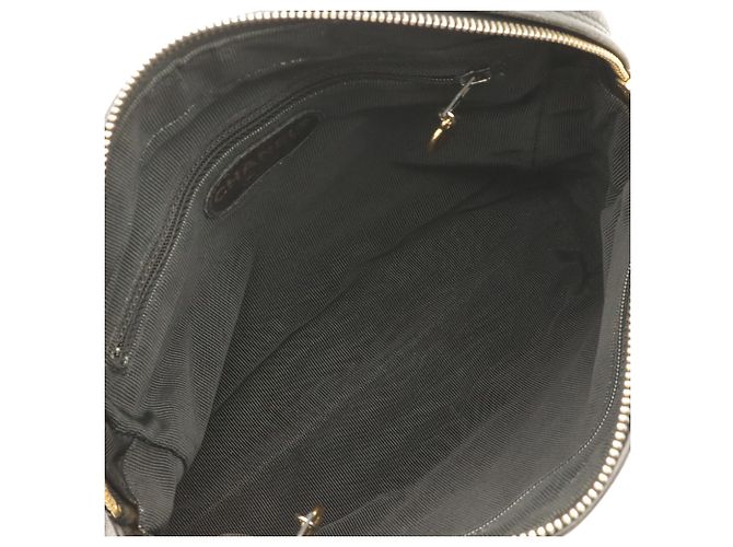 Chanel Triple Coco Mark Tote Bag Schwarz - Ansicht 7