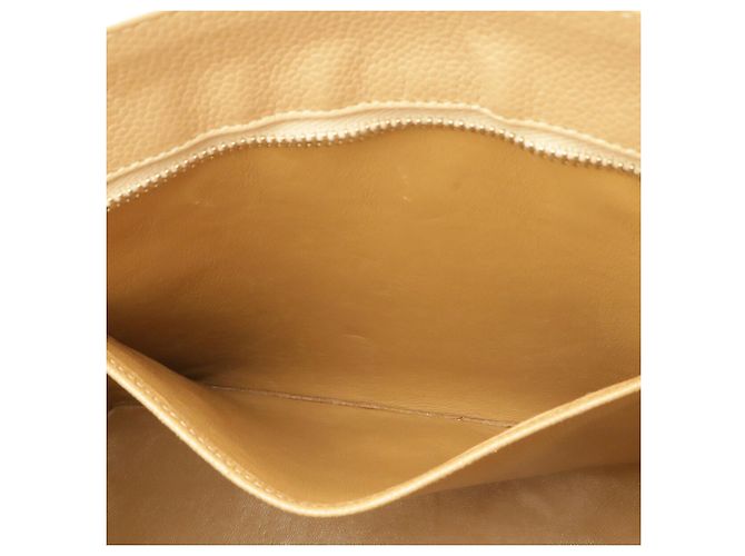 Borsa Tote Chanel Matelassé Coco Mark Reissue Beige - vista 10