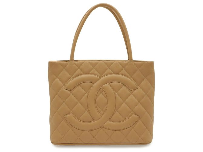 Borsa Tote Chanel Matelassé Coco Mark Reissue Beige - vista 2