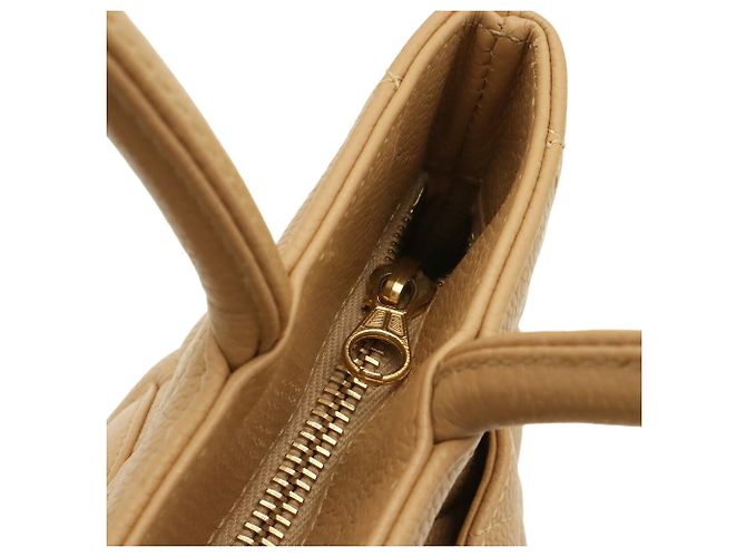 Borsa Tote Chanel Matelassé Coco Mark Reissue Beige - vista 7