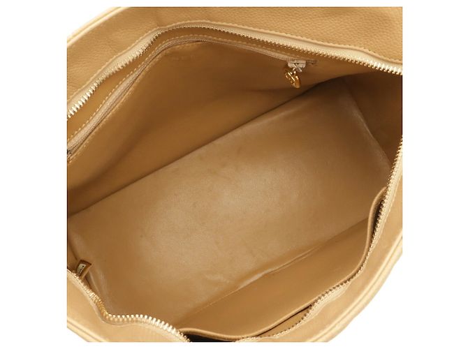 Borsa Tote Chanel Matelassé Coco Mark Reissue Beige - vista 8