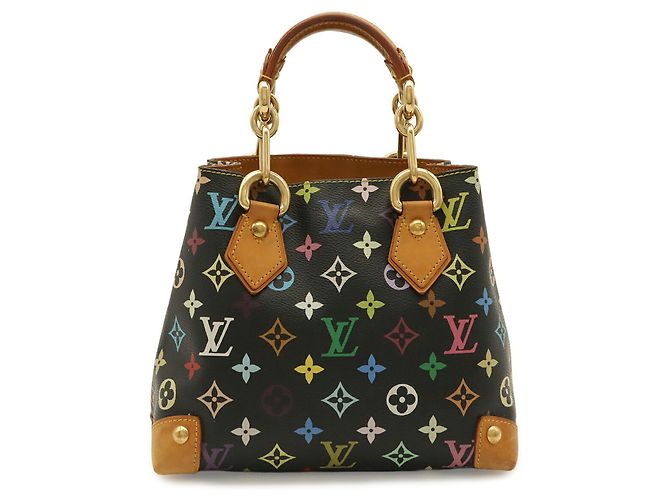 Borsa Louis Vuitton Monogram Multicolor Audra Nero Multicolore Monogramma - vista 2