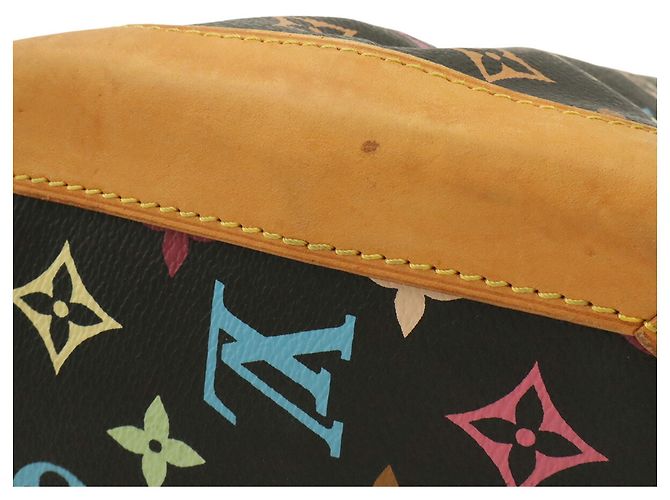 Borsa Louis Vuitton Monogram Multicolor Audra Nero Multicolore Monogramma - vista 5