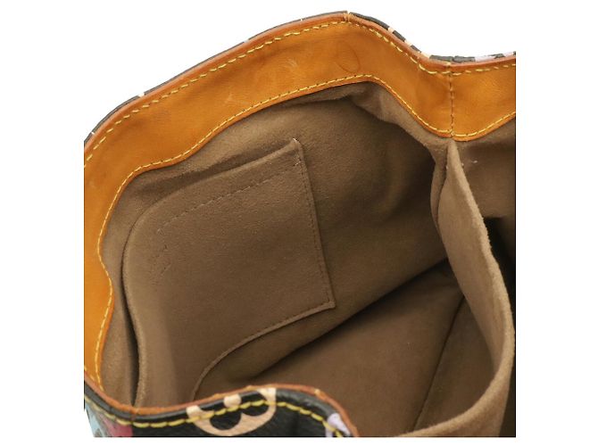 Borsa Louis Vuitton Monogram Multicolor Audra Nero Multicolore Monogramma - vista 8