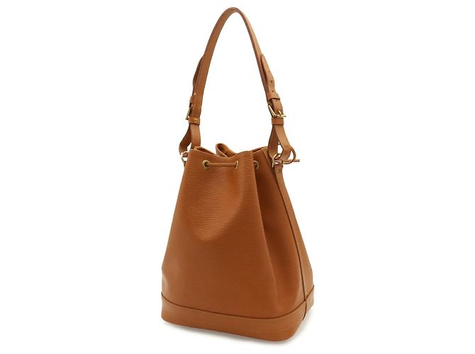 Borsa a Spalla Louis Vuitton Epi Noe D'oro Cammello - vista 3